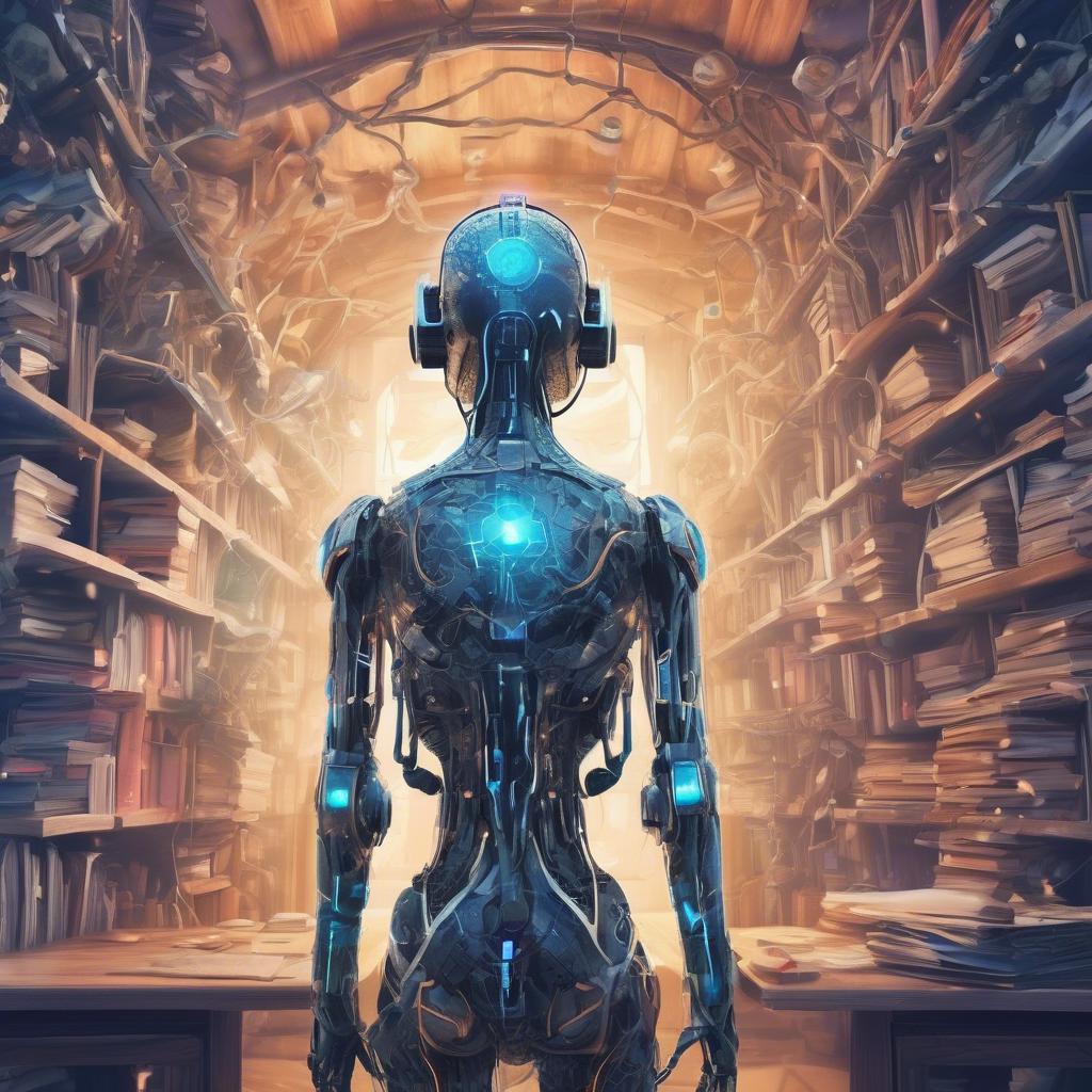 Student Using AI